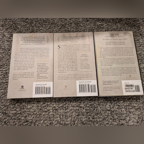 Mrs Peregrine's Home For Peculiar Children Books 1-3 - Picture 3 of 4